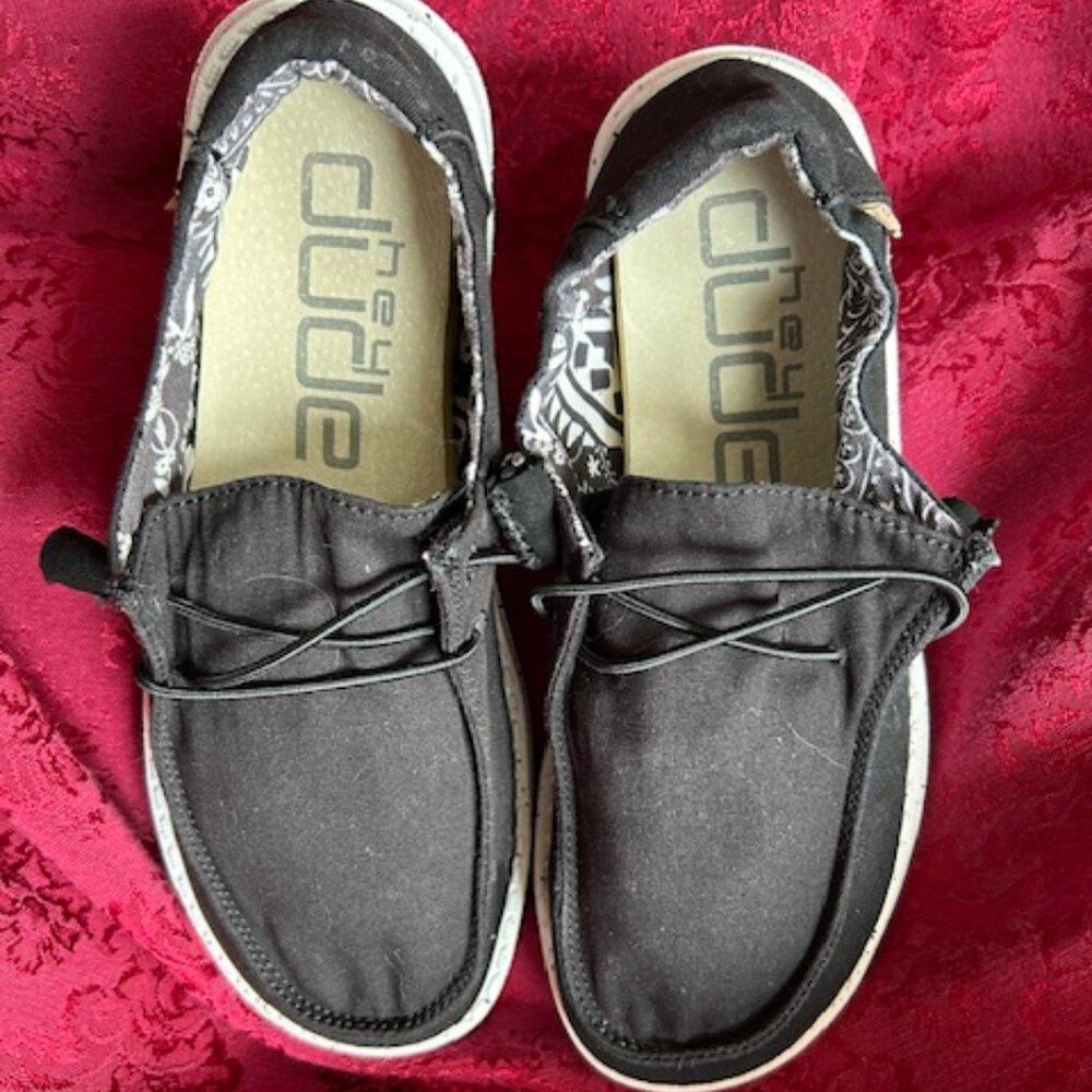 Hey Dude Womens Casual Black Wendy Black Odyssey